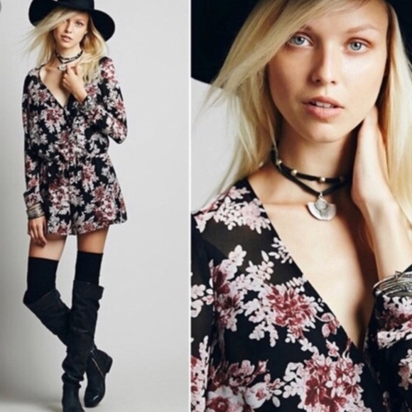 HPπFree People Float Away Romper - Picture 2 of 6